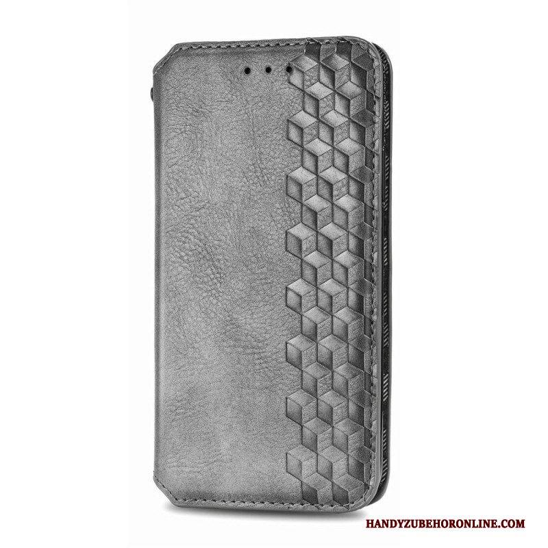 Bescherming Hoesje voor Motorola Edge 20 Pro Folio-hoesje Leereffect Diamanttextuur