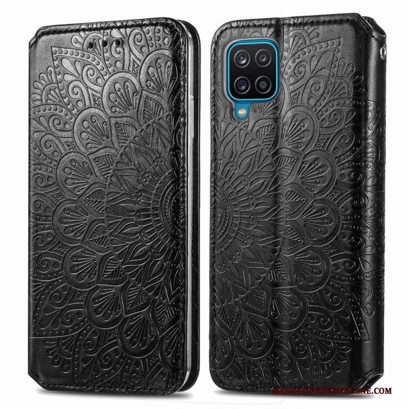 Bescherming Hoesje voor Samsung Galaxy M12 / A12 Folio-hoesje Mandala