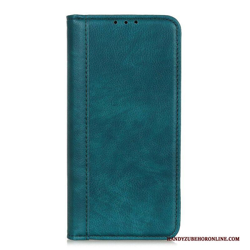 Bescherming Hoesje voor Samsung Galaxy S21 FE Folio-hoesje Elegantie Split Litchi Leer