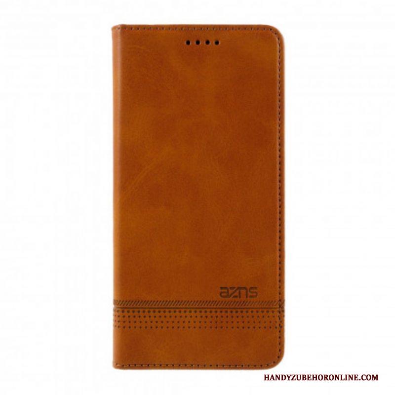 Bescherming Hoesje voor Samsung Galaxy S21 Plus 5G Folio-hoesje Azns Leerstyling