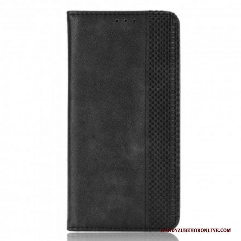 Bescherming Hoesje voor Samsung Galaxy S21 Plus 5G Folio-hoesje Gestileerd Vintage Leereffect