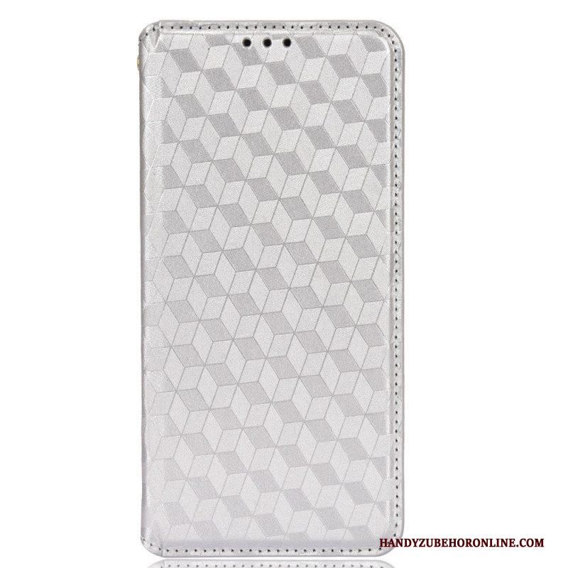 Bescherming Hoesje voor Samsung Galaxy S22 5G Folio-hoesje Diamant Leereffect