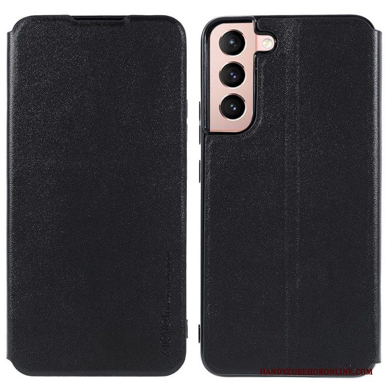 Bescherming Hoesje voor Samsung Galaxy S22 5G Folio-hoesje X-level Fib Ii-serie