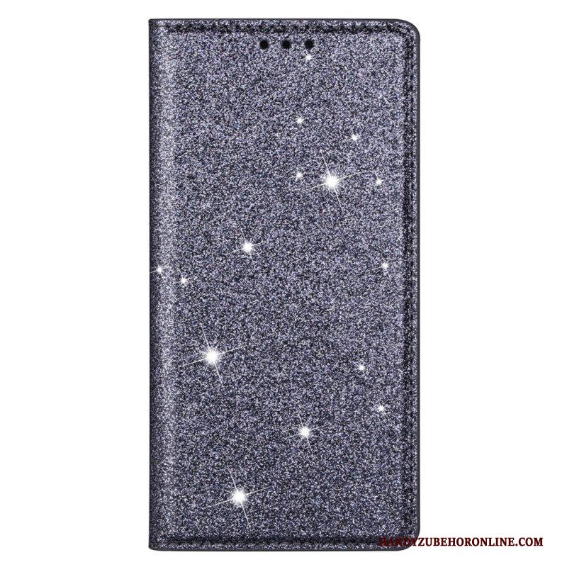 Bescherming Hoesje voor Samsung Galaxy S22 Plus 5G Folio-hoesje Paillettenstijl