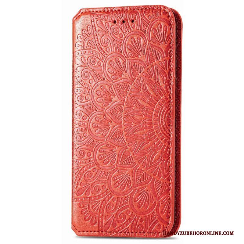 Bescherming Hoesje voor Samsung Galaxy S22 Ultra 5G Folio-hoesje Mandala