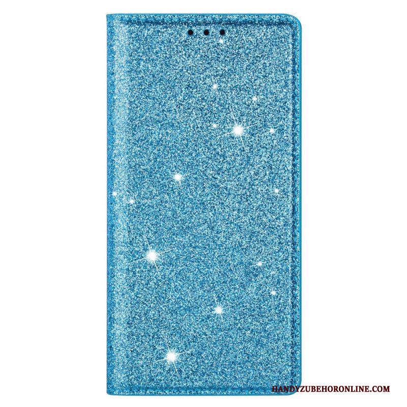 Bescherming Hoesje voor Samsung Galaxy S22 Ultra 5G Folio-hoesje Paillettenstijl