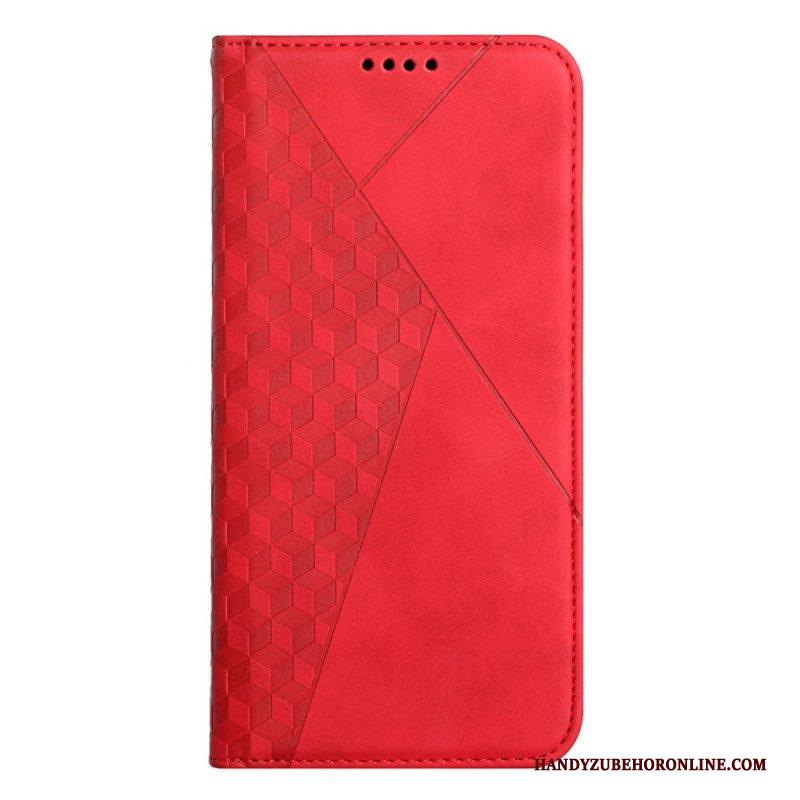 Bescherming Hoesje voor Samsung Galaxy S23 5G Folio-hoesje Stijl Leer 3d-patroon