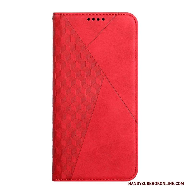 Bescherming Hoesje voor Samsung Galaxy S23 Ultra 5G Folio-hoesje Stijl Leer 3d-patroon