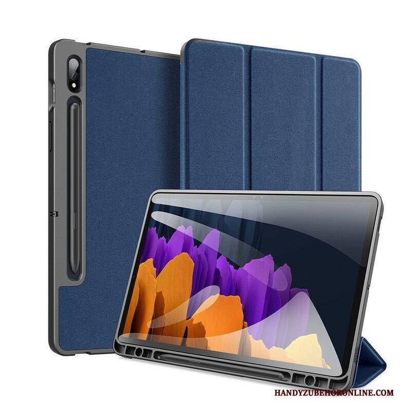 Bescherming Hoesje voor Samsung Galaxy Tab S8 / Tab S7 Domo-serie Dux-ducis