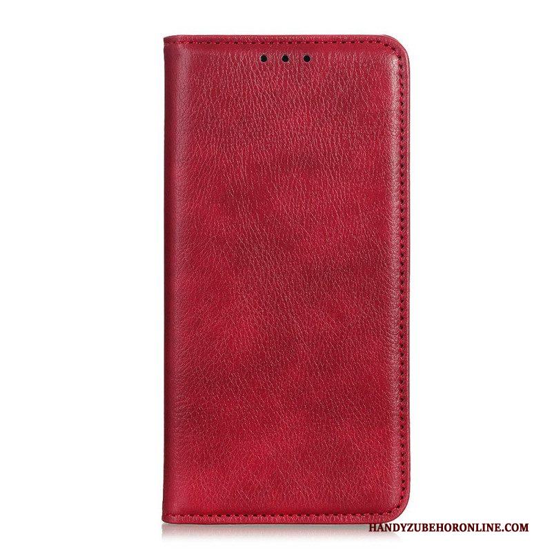 Bescherming Hoesje voor Sony Xperia 10 IV Folio-hoesje Litchi Splitleer