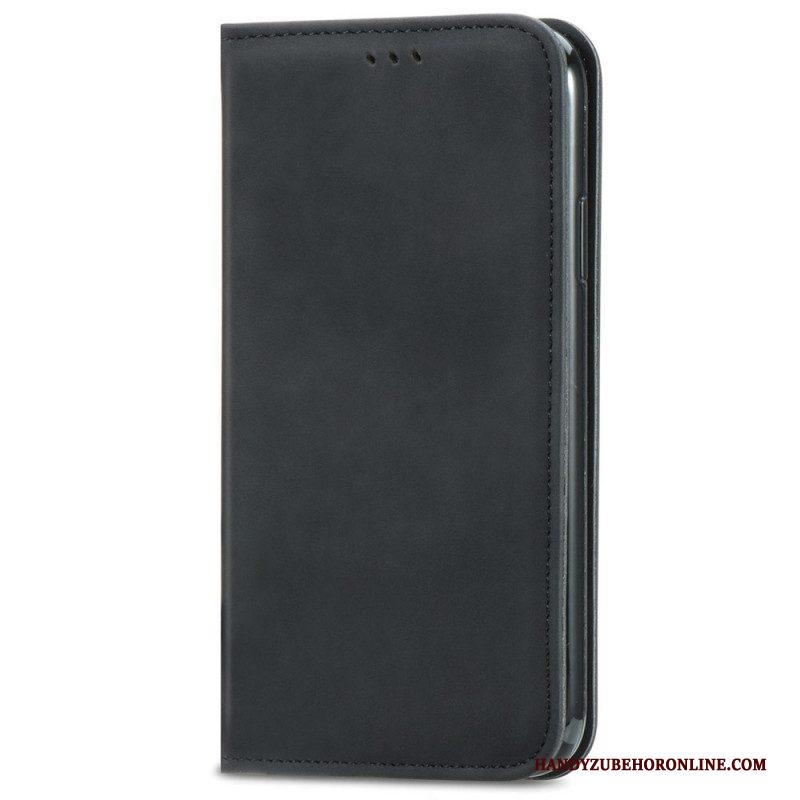 Bescherming Hoesje voor Xiaomi Redmi Note 11 / 11S Folio-hoesje Vintage Leereffect