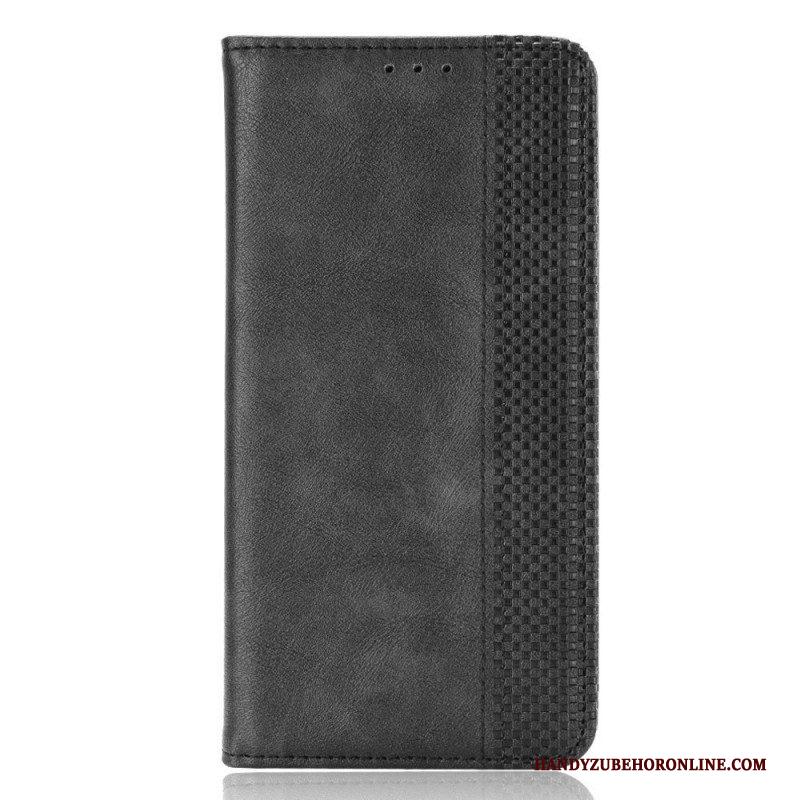 Bescherming Hoesje voor Xiaomi Redmi Note 11 Pro / 11 Pro 5G Folio-hoesje Gestileerd Vintage Leereffect