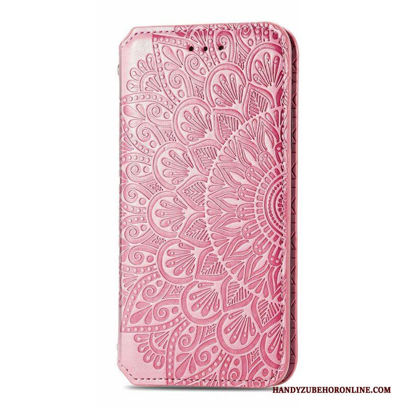 Bescherming Hoesje voor iPhone 13 Mini Folio-hoesje Mandala