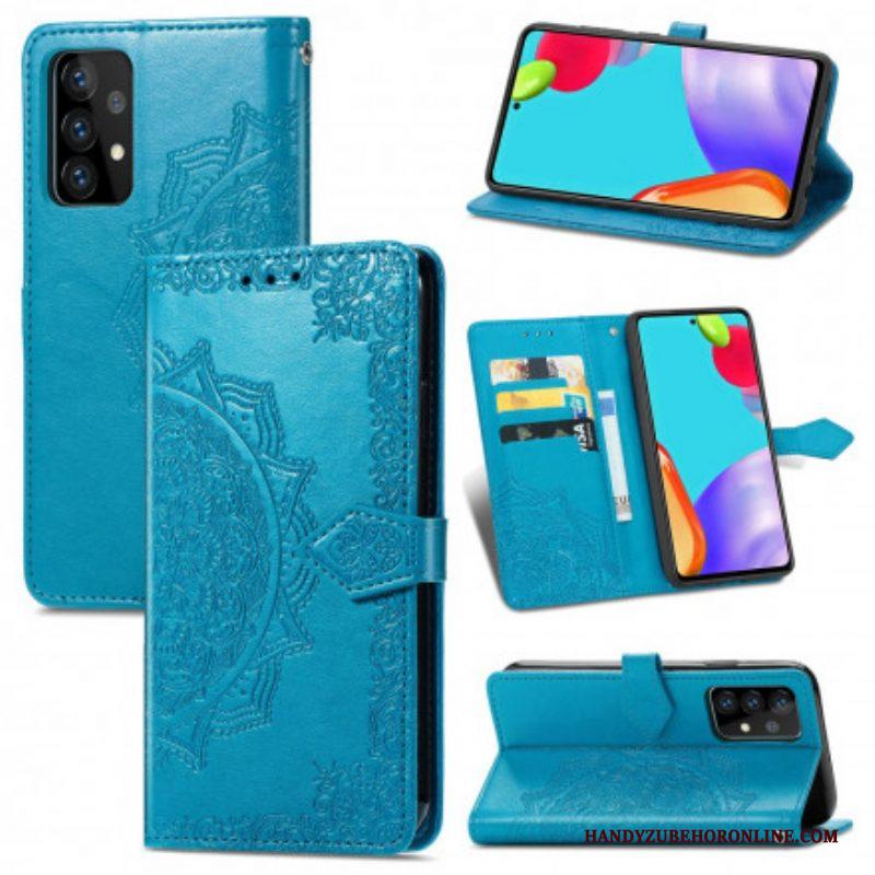 Flip Case voor Samsung Galaxy A52 4G / A52 5G / A52s 5G Mandala Middeleeuwen