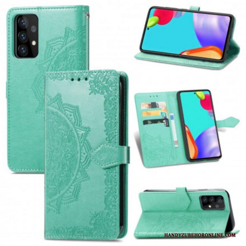 Flip Case voor Samsung Galaxy A52 4G / A52 5G / A52s 5G Mandala Middeleeuwen