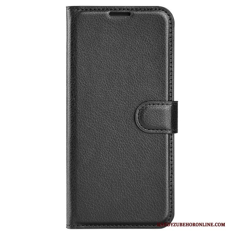 Flip Case voor Samsung Galaxy M33 5G Lychee Lederen Stijl