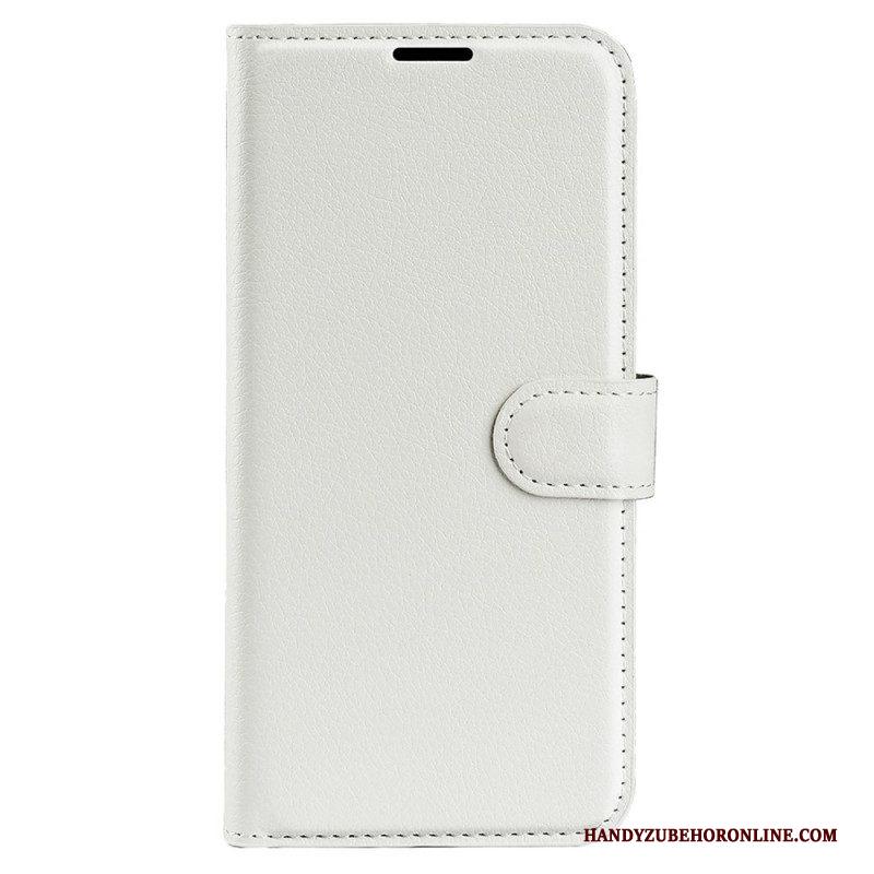 Flip Case voor Samsung Galaxy M33 5G Lychee Lederen Stijl