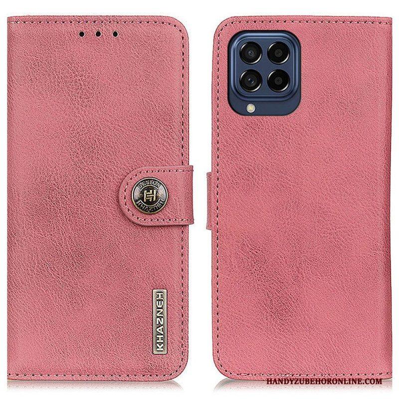 Flip Case voor Samsung Galaxy M53 5G Imitatieleer Khazneh