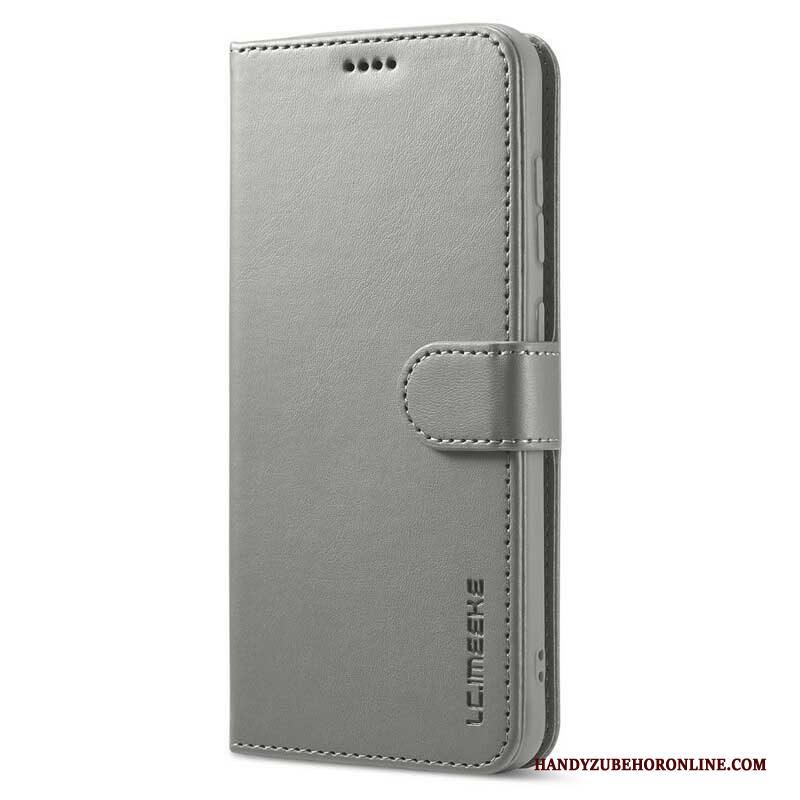 Flip Case voor Samsung Galaxy S21 FE Lc.imeeke Ledereffect