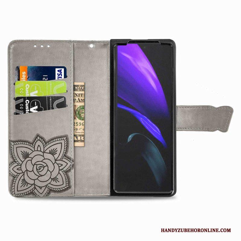 Flip Case voor Samsung Galaxy Z Fold 4 Gigantische Vlinder