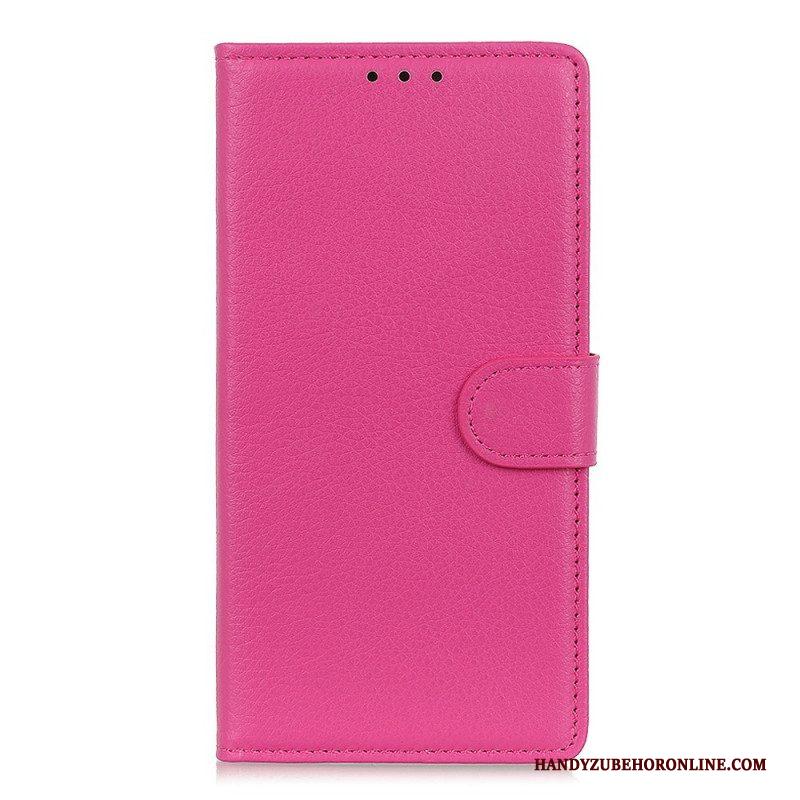 Flip Case voor Sony Xperia 10 IV Traditioneel Kunstleer