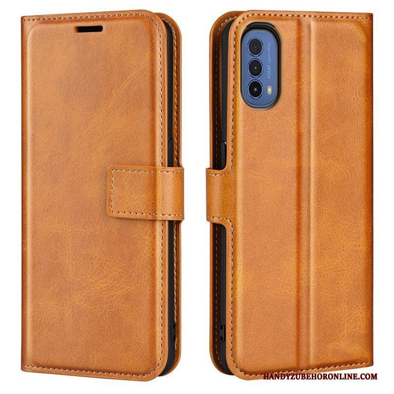 Folio-hoesje voor Moto E40 / E30 / E20 Slank Extreem Leereffect