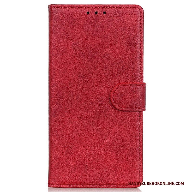 Folio-hoesje voor Samsung Galaxy M23 5G Mat Kunstleer