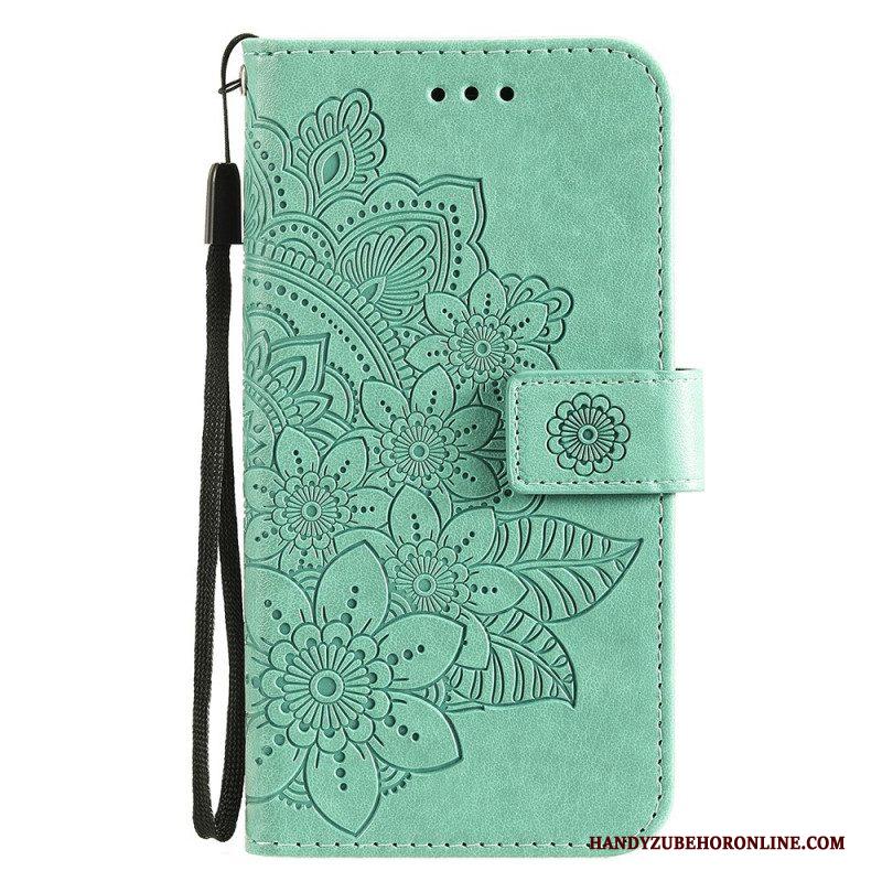 Folio-hoesje voor Samsung Galaxy M32 Bloemmandala