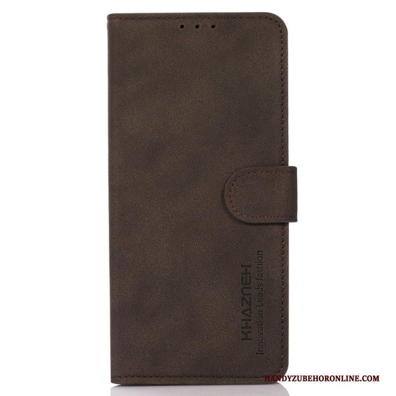 Folio-hoesje voor Samsung Galaxy M52 5G Khazneh Vintage Leereffect