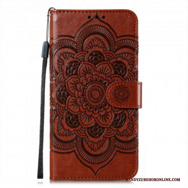 Folio-hoesje voor Samsung Galaxy S21 5G Volledige Mandala