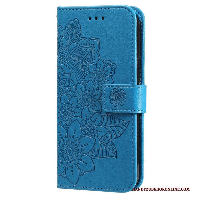 Folio-hoesje voor Samsung Galaxy S22 5G Bloemmandala