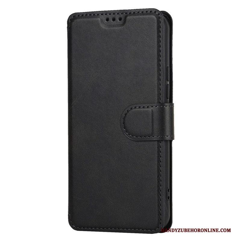 Folio-hoesje voor Samsung Galaxy S22 5G Mat Vintage Leereffect