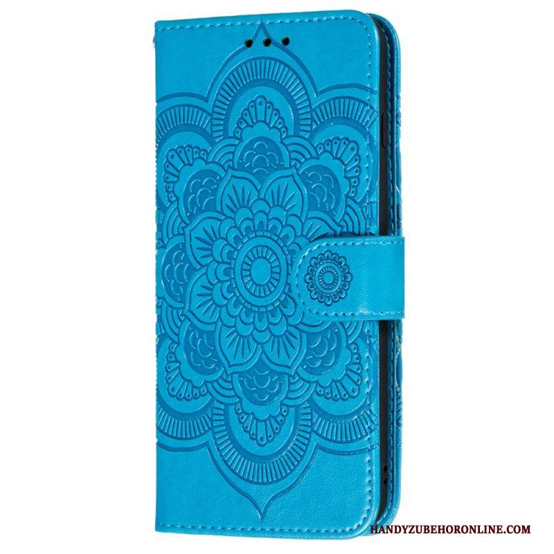 Folio-hoesje voor Samsung Galaxy S22 Ultra 5G Volledige Mandala