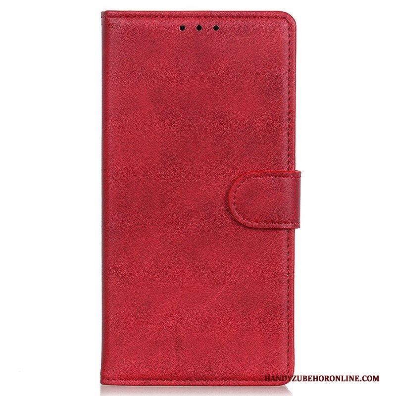 Folio-hoesje voor Samsung Galaxy S23 5G Mat Kunstleer