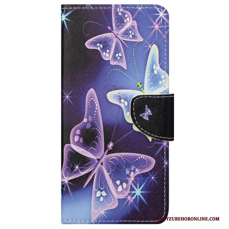 Folio-hoesje voor Samsung Galaxy S23 5G Sublieme Vlinders