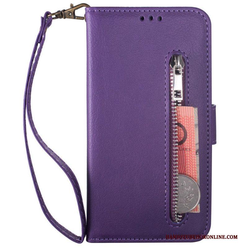 Folio-hoesje voor Samsung Galaxy Z Fold 3 5G Portemonnee Met Lanyard