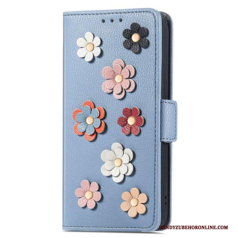 Folio-hoesje voor Sony Xperia 1 IV Decoratieve Bloemen