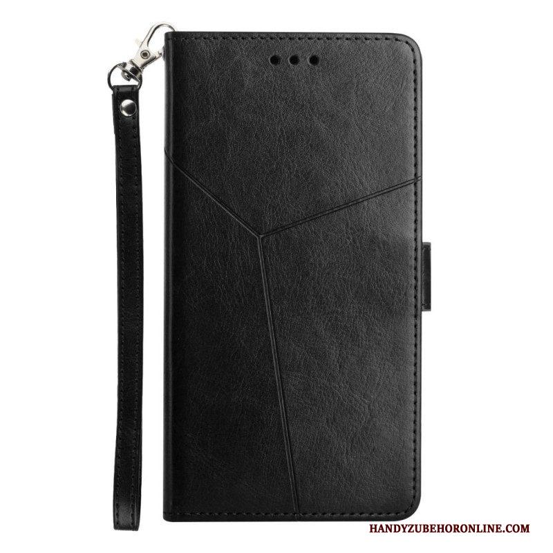 Folio-hoesje voor Sony Xperia 10 IV Met Ketting Y-patroon Met Bandjes