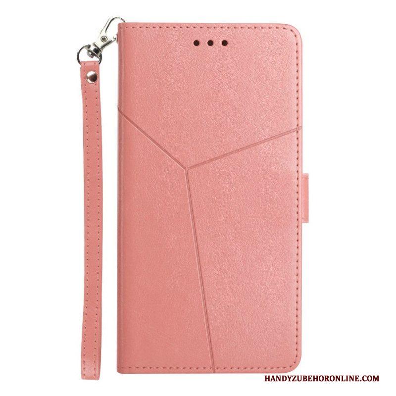 Folio-hoesje voor Sony Xperia 10 IV Met Ketting Y-patroon Met Bandjes