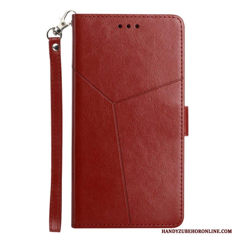 Folio-hoesje voor Sony Xperia 10 IV Met Ketting Y-patroon Met Bandjes