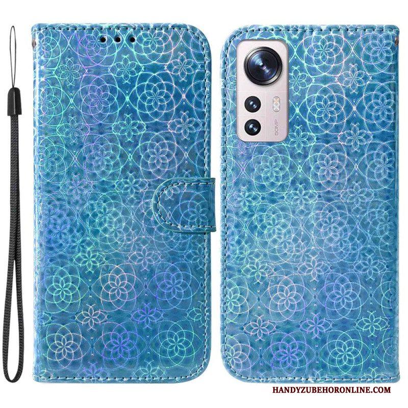 Folio-hoesje voor Xiaomi 12 / 12X Disco-stijl