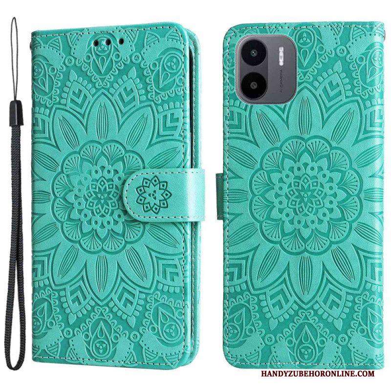 Folio-hoesje voor Xiaomi Redmi A1 Mandala-patroon