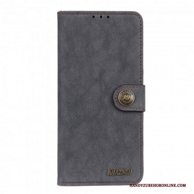 Folio-hoesje voor Xiaomi Redmi Note 10 / 10S Khazneh Retro Splitleer