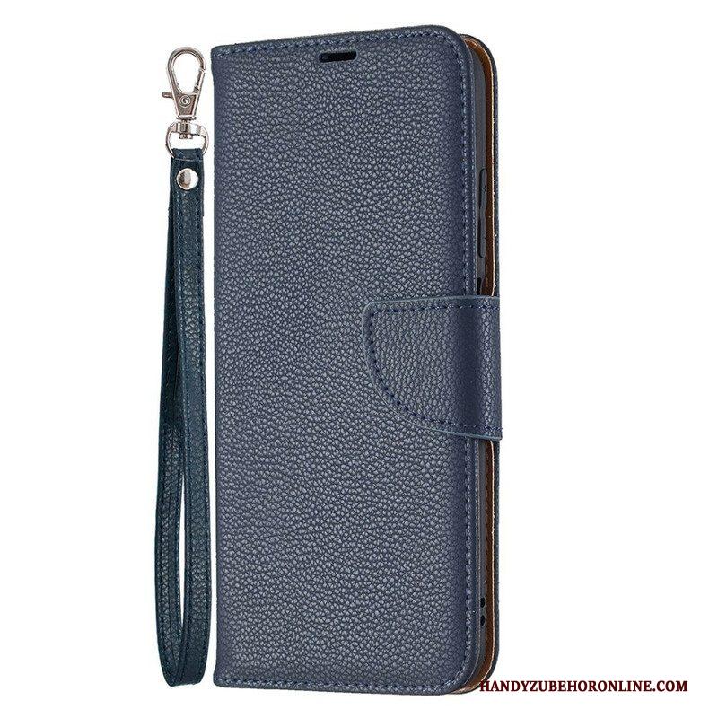 Folio-hoesje voor Xiaomi Redmi Note 10 5G Flip Case Lychee Rabat Schuin