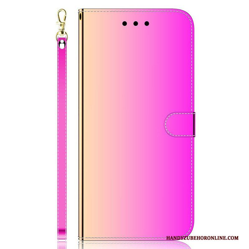 Folio-hoesje voor Xiaomi Redmi Note 10 5G Spiegelkap