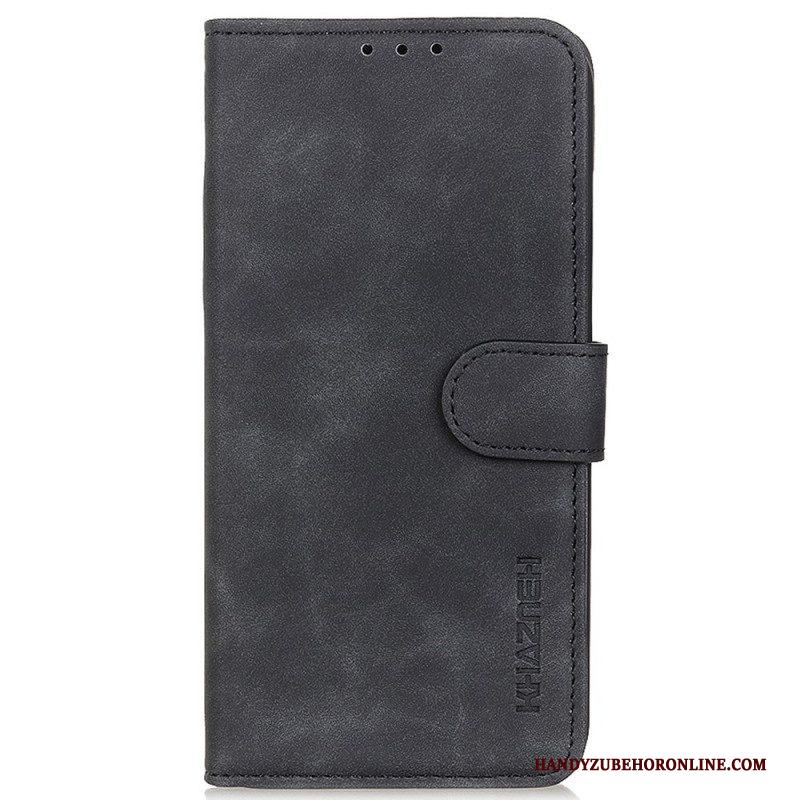 Folio-hoesje voor Xiaomi Redmi Note 11 / 11S Khazneh Vintage Leereffect