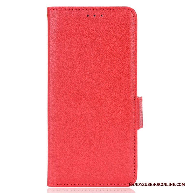 Folio-hoesje voor Xiaomi Redmi Note 11 / 11S Lychee-textuur