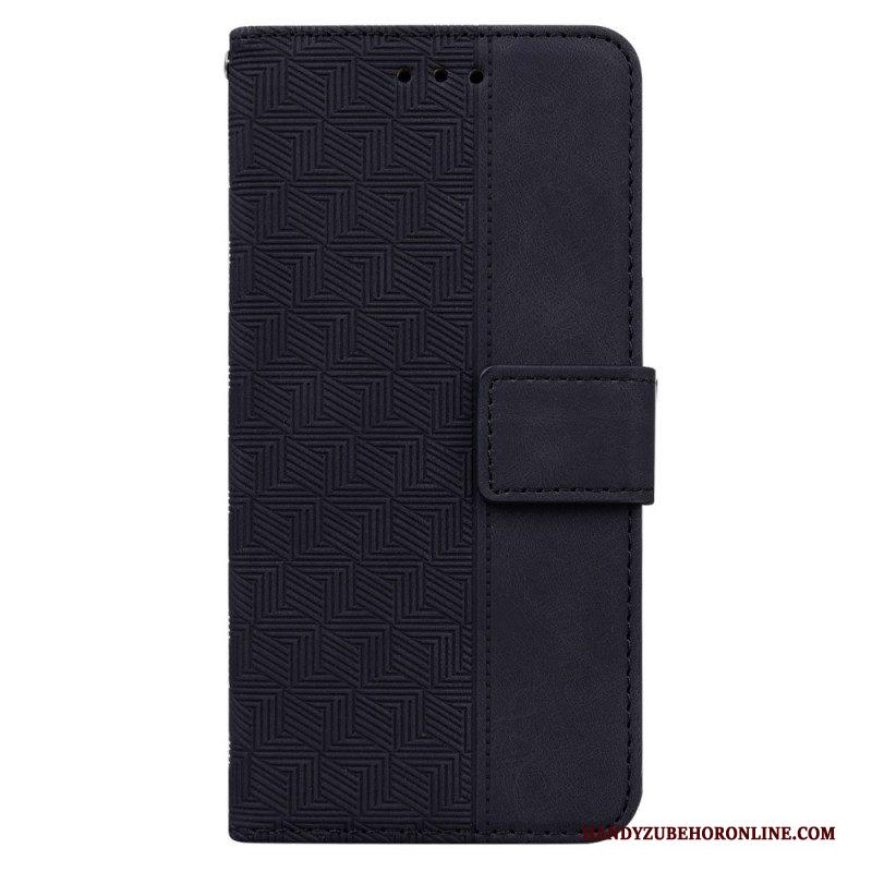 Folio-hoesje voor Xiaomi Redmi Note 11 / 11S Met Ketting Patroon Met Bandjes