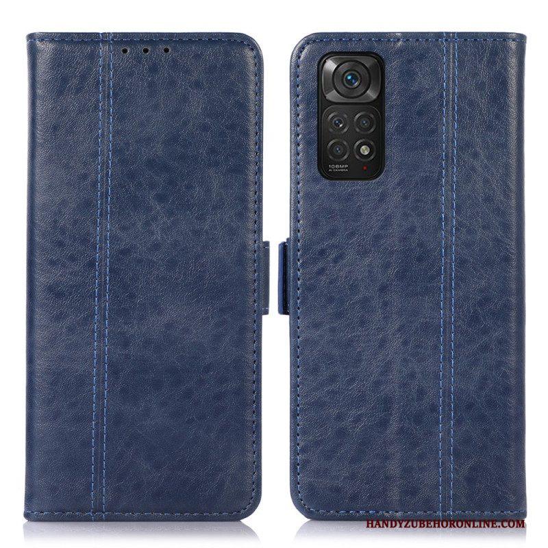 Folio-hoesje voor Xiaomi Redmi Note 11 / 11S Subtiele Stiksels