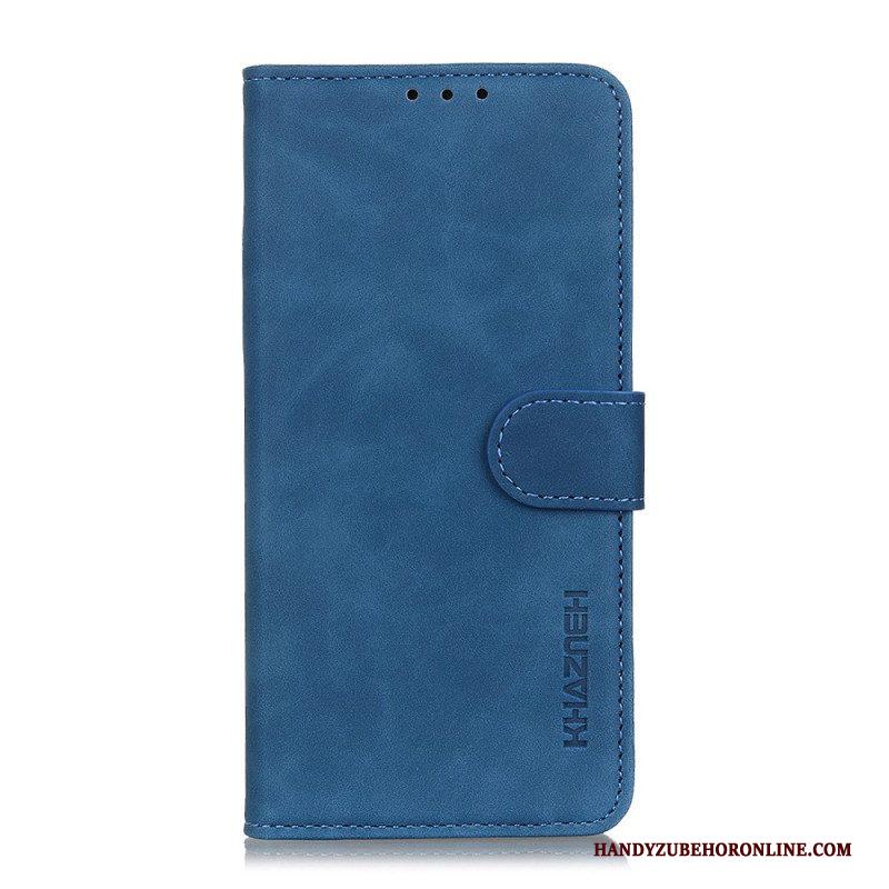 Folio-hoesje voor Xiaomi Redmi Note 11 Pro / 11 Pro 5G Khazneh Vintage Leereffect